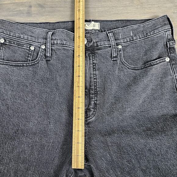 Madewell Perfect Vintage Jean Women’s 32 High Rise Tapered Washed Black Denim - Picture 12 of 15